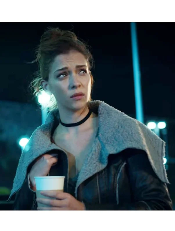 WHO KILLED SARA ELISA BLACK JACKET Welt Pockets Slit Pockets Flap Pockets
