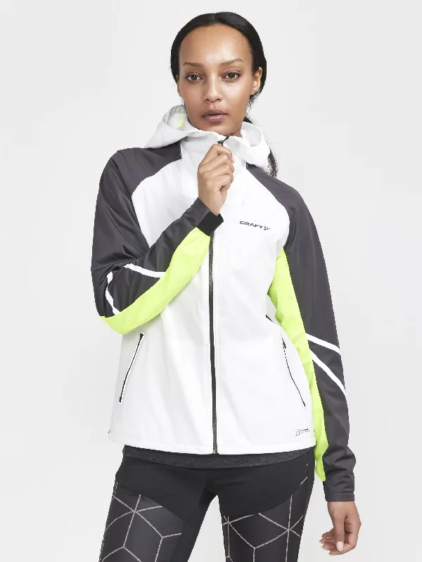WOMEN'S PRO HYDRO LUMEN RUNNING JACKET 2 Seamless Knitted Crochet