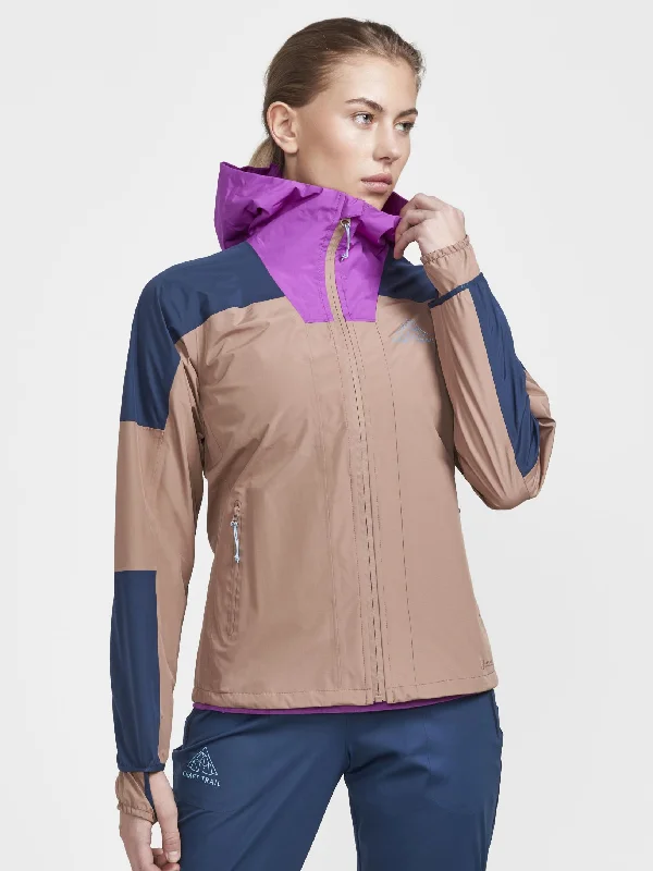 Women's PRO Trail Running Jacket Rayon Velvet Corduroy