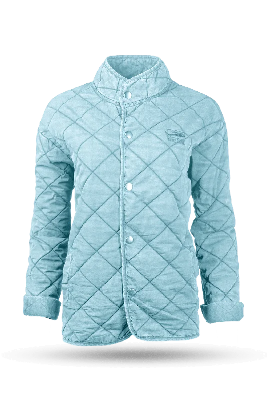 Women's Quilted Market Jacket Polka Dot Checkered Tartan
