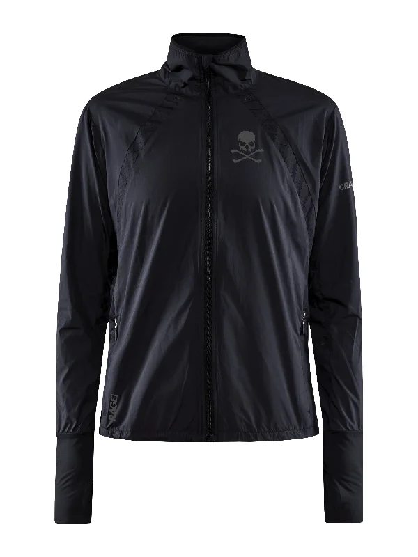 Women's Race Rebel Running Jacket Front Pockets Side Pockets Patch Pockets