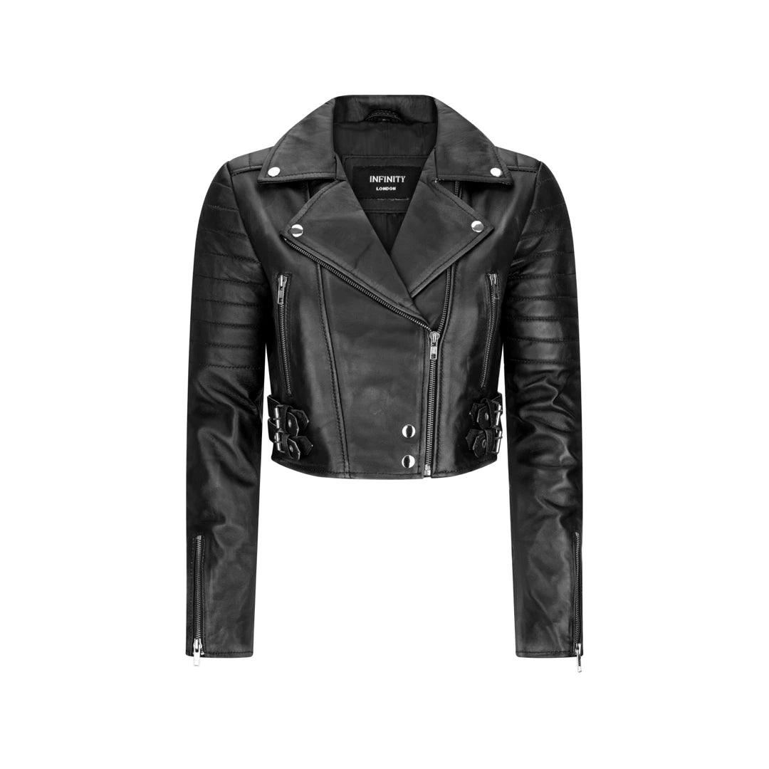 Womens Short Real Leather Jacket Cross Zip Biker Slim Fit Brando Soft Classic Notch Collar Peter Pan Collar Cowl Neck Womens Short Real Leather Jacket Cross Zip Biker Slim Fit Brando Soft Classic Notch Collar Peter Pan Collar Cowl Neck