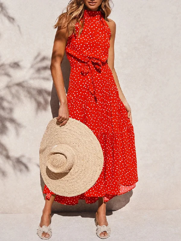 Zjkrl - Boho Dress Women Summer Sleeveless Bohemian Halter Long Dress Ladies Vacation Holiday Party Beach Maxi Dress Vestidos De Mujer Fashionable Off-Shoulder Maxi Dress Zjkrl - Boho Dress Women Summer Sleeveless Bohemian Halter Long Dress Ladies Vacation Holiday Party Beach Maxi Dress Vestidos De Mujer Fashionable Off-Shoulder Maxi Dress
