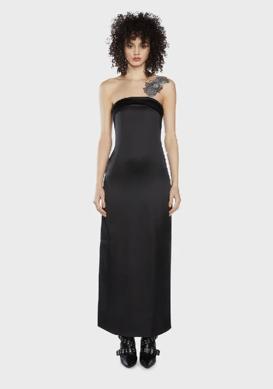 Counting Down To Love Maxi Dress Elegant Maxi Dress with Slit