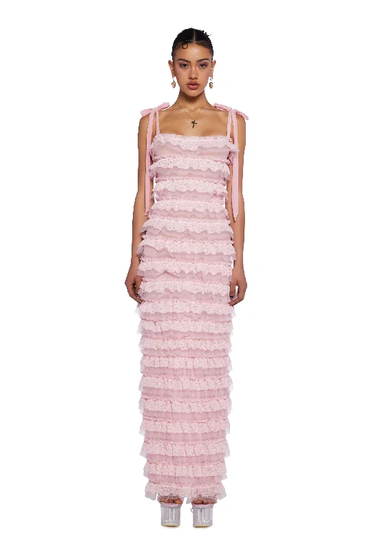 Follow Your Heart Maxi Dress Comfortable Maxi Dress with Sleeves