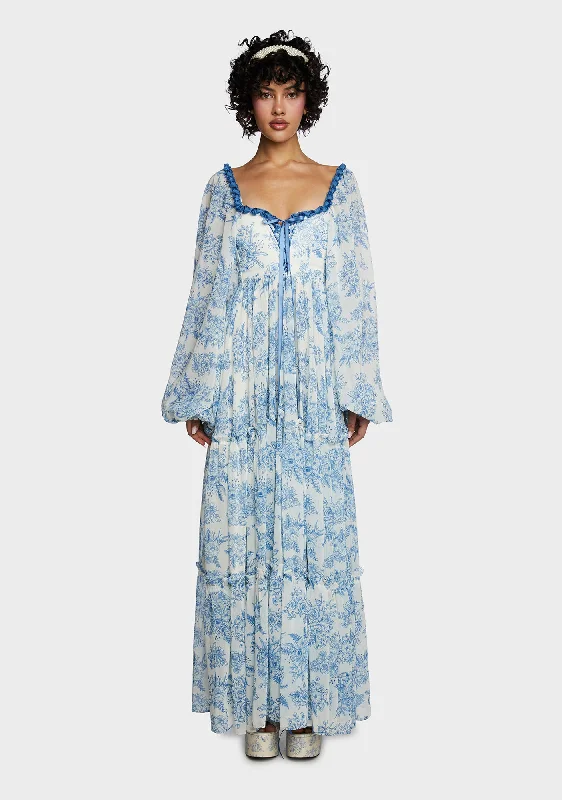 Holding Court Maxi Dress Fashionable Chiffon Tiered Maxi Dress