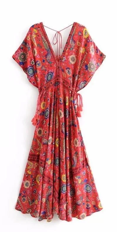 JETTA Maxi Dress - Red Classic Tulle Maxi Dress