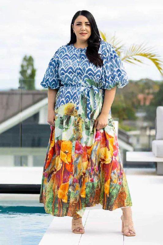 Pansy Maxi Dress Cozy Wrap Maxi Dress