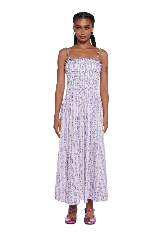 Social Stroll Maxi Dress Stylish Maxi Dress with Pleats