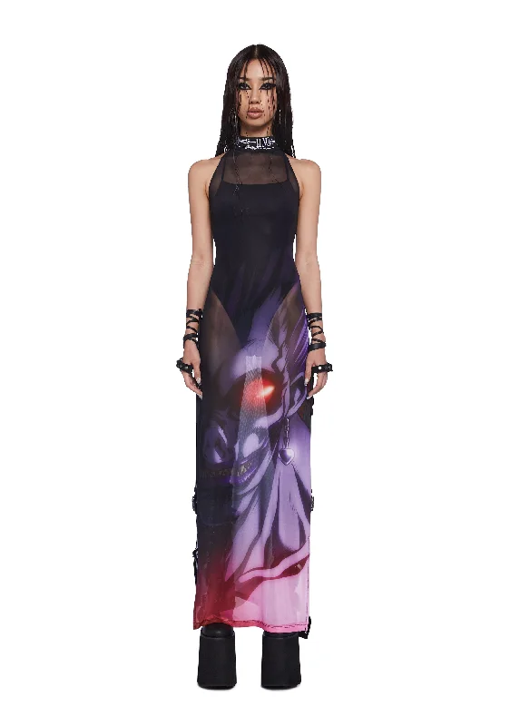 Wicked Malice Maxi Dress Stylish Pleated A-Line Maxi Dress
