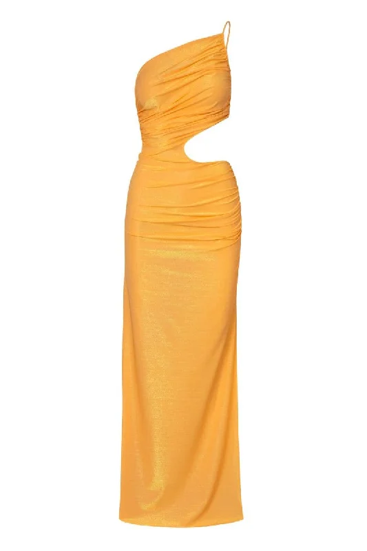 AQUILES LUZÍA CUT-OUT MAXI DRESS Fashionable Sleeveless Maxi Dress