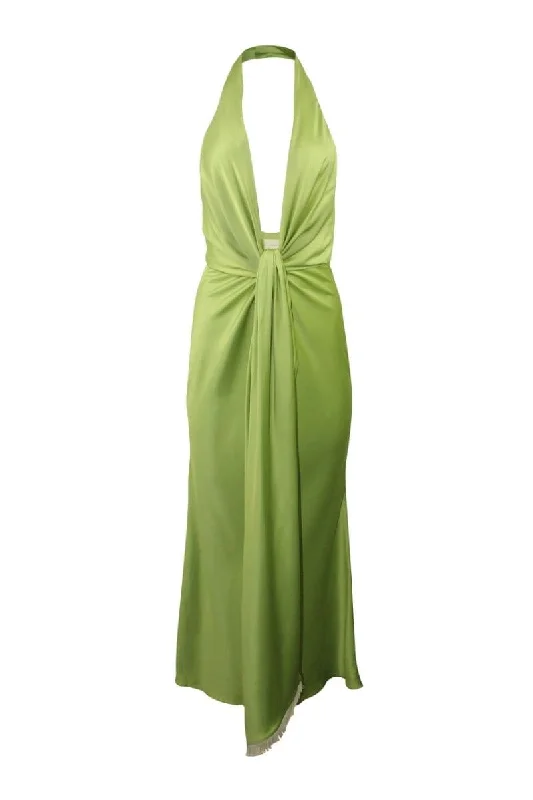 PAM II WRAP MAXI DRESS Stylish One-Shoulder Maxi Dress