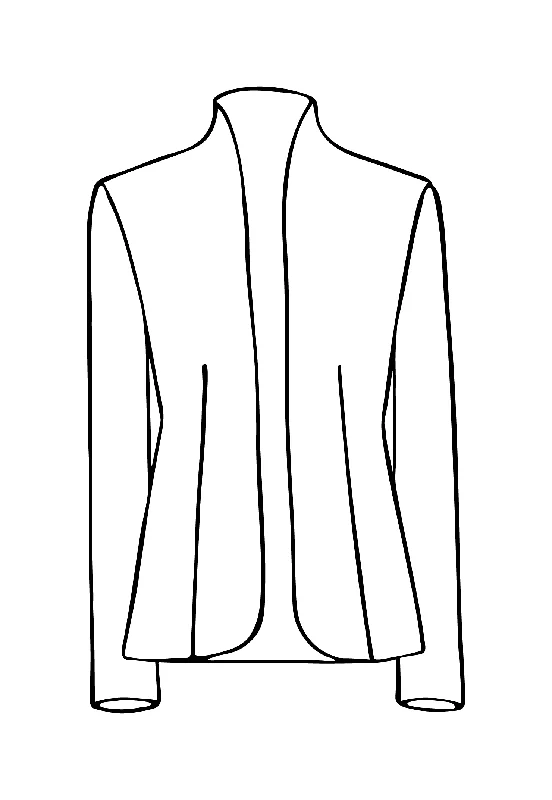 Anya Jacket in Mode Front Pockets Side Pockets Patch Pockets