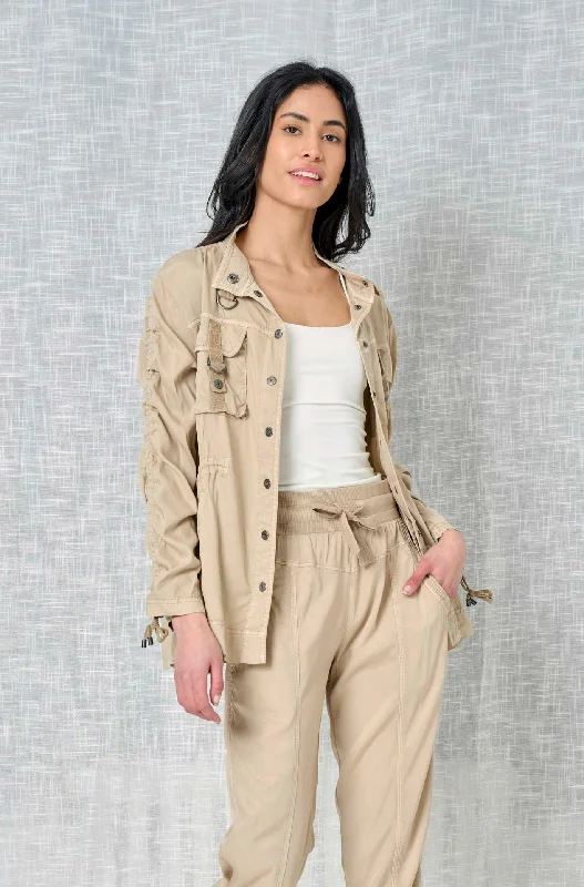 Bennett Solid Cupro Jacket Appliqued Jacket Beaded Jacket Sequined Jacket