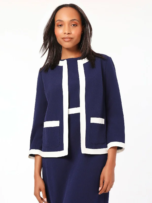 Bradshaw Jacket, Iconic Stretch Crepe Jersey Jacket Tulle Jacket Batik Jacket