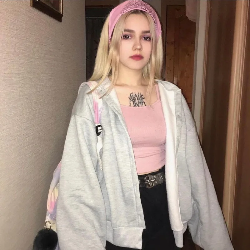 Cute Harajuku BF Jacket yv42658 Fitted Jacket Loose Jacket Oversized Jacket