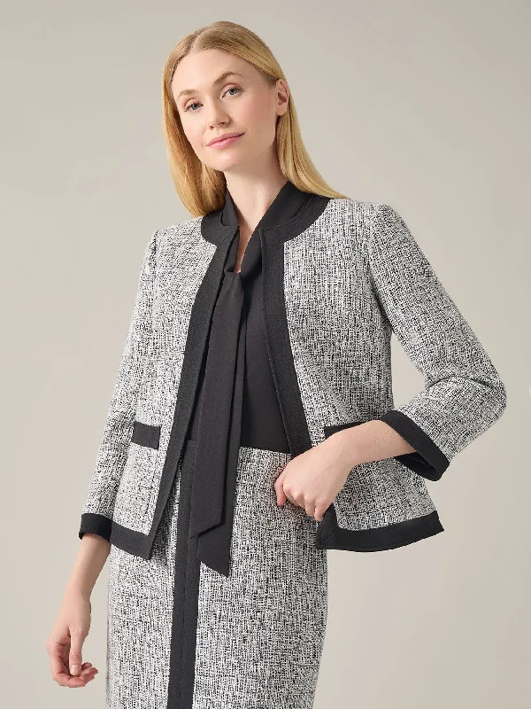 Framed Jacket, Tweed Wool Jacket Cashmere Jacket Tweed Jacket