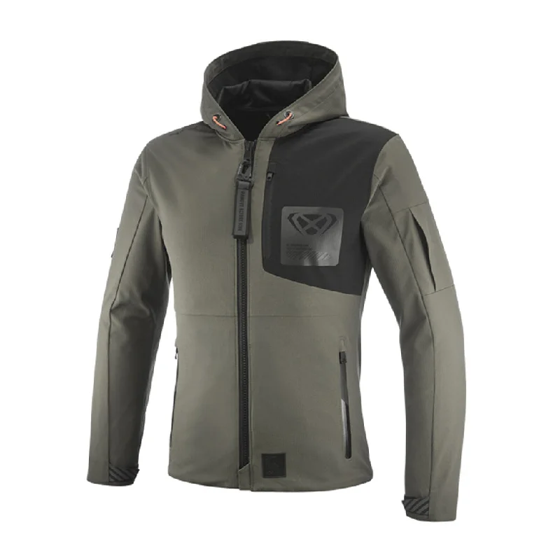 IXON M-DISTRICT WATER REPELLENT MOTORCYCLE JACKET Zippered Jacket Buttoned Jacket Snapped Jacket IXON M-DISTRICT WATER REPELLENT MOTORCYCLE JACKET Zippered Jacket Buttoned Jacket Snapped Jacket