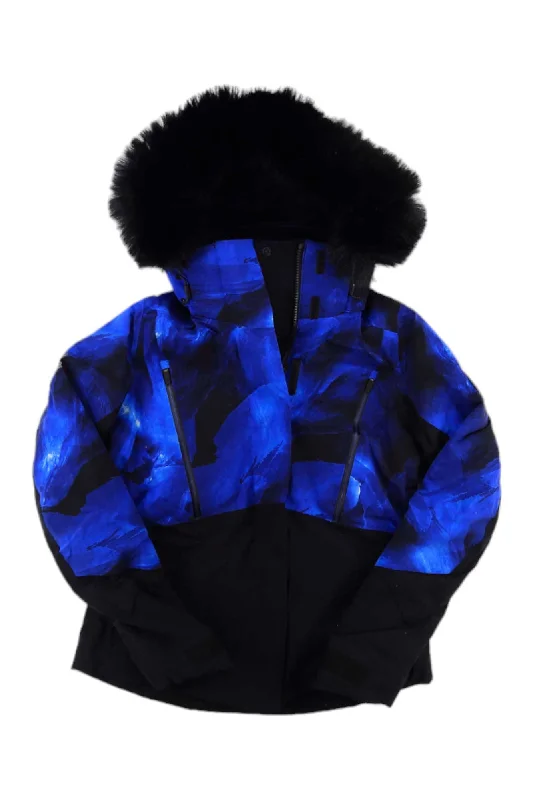 Obermeyer Women's Evelyn with Faux Fur Jacket Lace Jacket Ribbed Jacket Sequined Jacket Obermeyer Women's Evelyn with Faux Fur Jacket Lace Jacket Ribbed Jacket Sequined Jacket