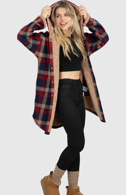 Retro Ruby Long Oversized Plush Hooded Jacket Hooded Jacket Caped Jacket Shawl Collar Jacket Retro Ruby Long Oversized Plush Hooded Jacket Hooded Jacket Caped Jacket Shawl Collar Jacket