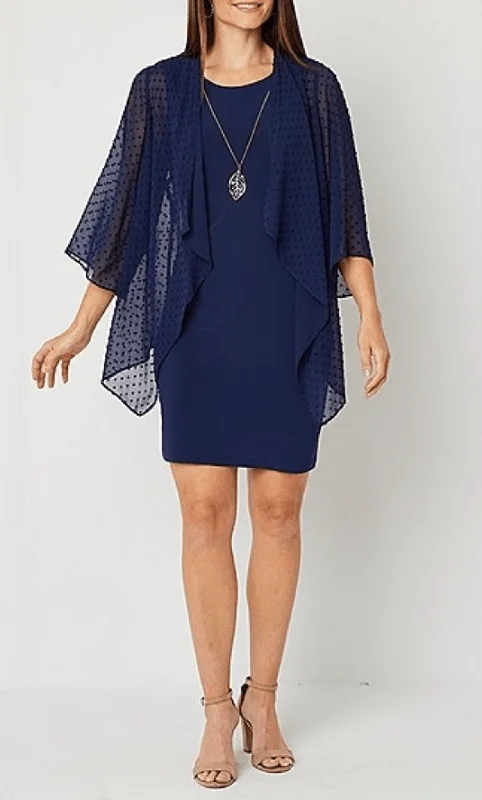 Sandra Darren 75827 - Open Front Jacket Sheath Dress Knit Jacket Woven Jacket Fleece Jacket Sandra Darren 75827 - Open Front Jacket Sheath Dress Knit Jacket Woven Jacket Fleece Jacket