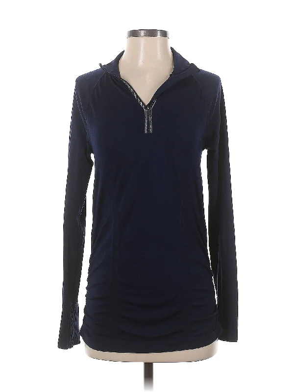 Track Jacket Stand-Up Collar Roll-Neck Collar Turtle Neck