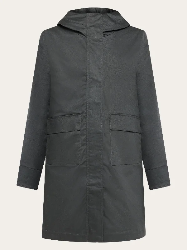 WAXED CANVAS parka jacket - GOTS - Phantom One-Shoulder Jacket Off-the-Shoulder Jacket Asymmetrical Jacket WAXED CANVAS parka jacket - GOTS - Phantom One-Shoulder Jacket Off-the-Shoulder Jacket Asymmetrical Jacket