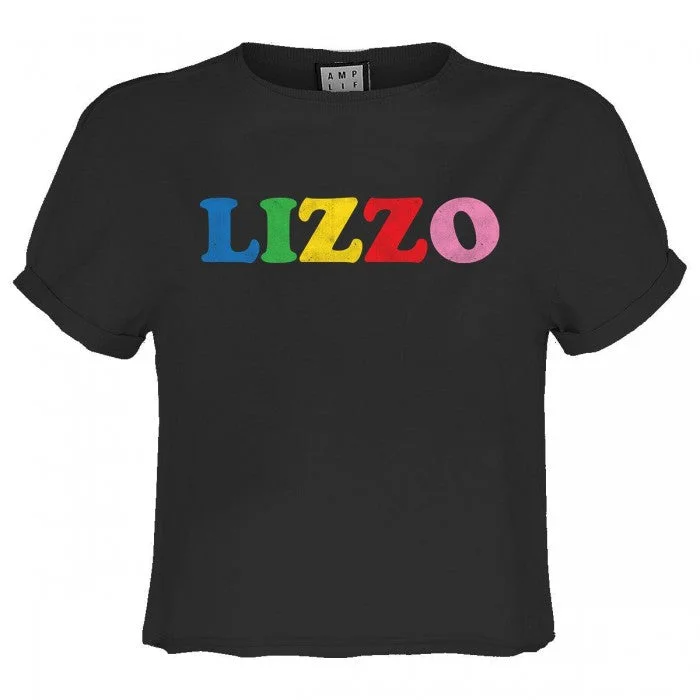 Amplified Womens/Ladies Lizzo Crop T-Shirt Anti-Shrink Durable Soft