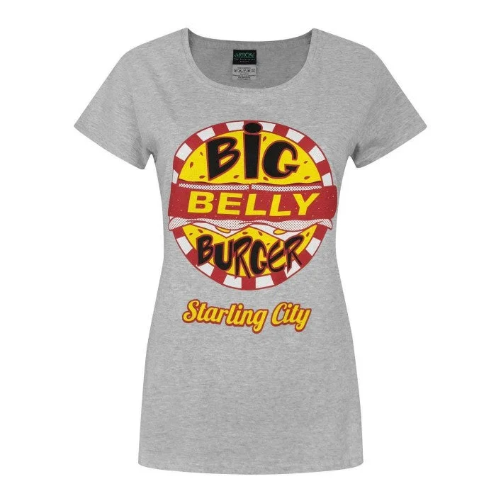 Arrow Womens/Ladies Big Belly Burger T-Shirt Polka Dot Checkered Tartan