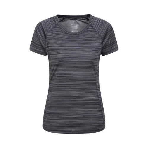 Mountain Warehouse Womens/Ladies Endurance Striped T-Shirt Ribbed Striped Patterned