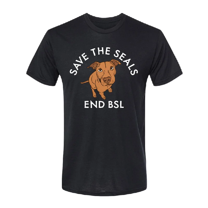 Save the Seals End BSL T-shirt Hooded Caped Shawl Collar