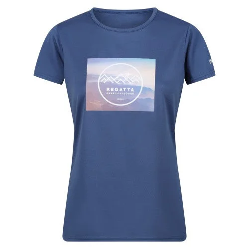 Regatta Womens/Ladies Fingal VII Mountain T-Shirt Boxy Fit Fitted Loose