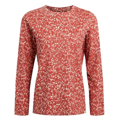 Regatta Womens/Ladies Orla Kiely Berry Long-Sleeved T-Shirt Hooded Caped Shawl Collar