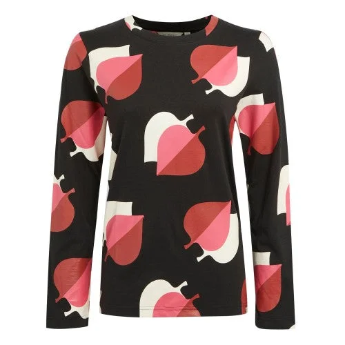 Regatta Womens/Ladies Orla Kiely Leaf Print Winter T-Shirt Embroidered Appliqued Beaded