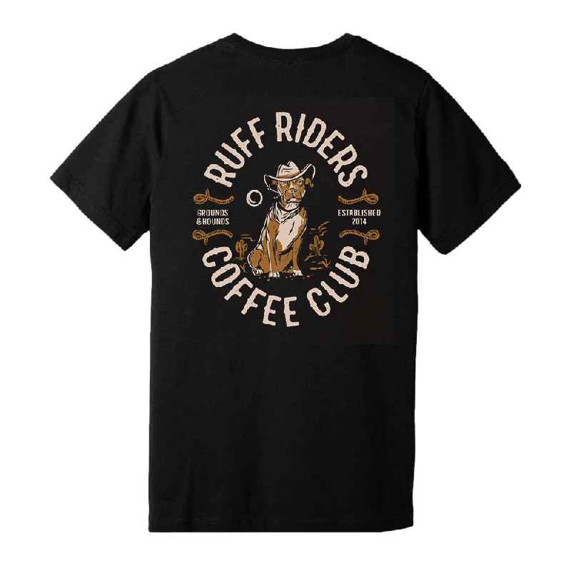 Ruff Riders Coffee Club Tee Satin Blend Silk Blend Wool Blend