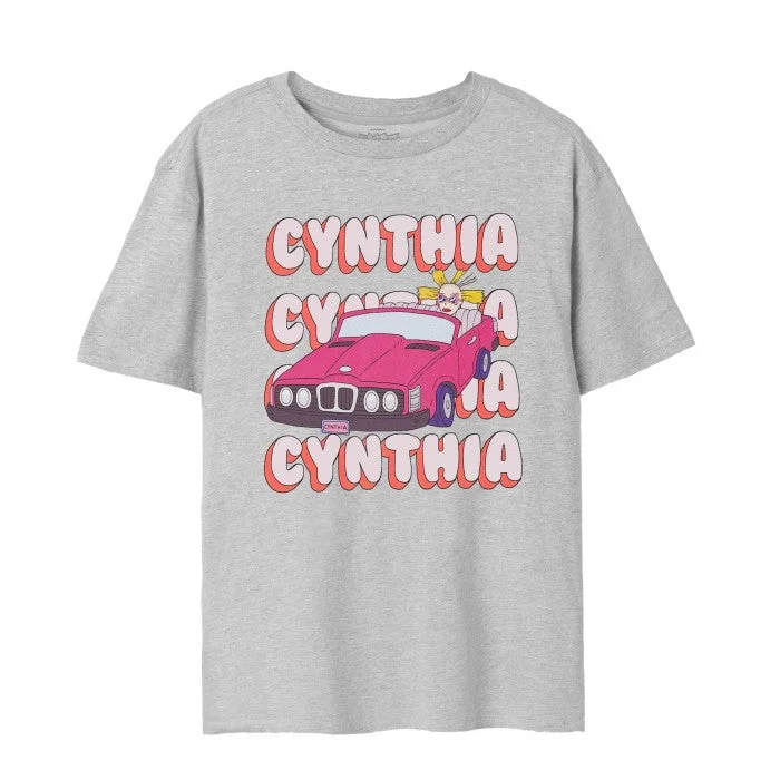 Rugrats Womens/Ladies Cynthia Car T-Shirt Asymmetrical Pockets Print