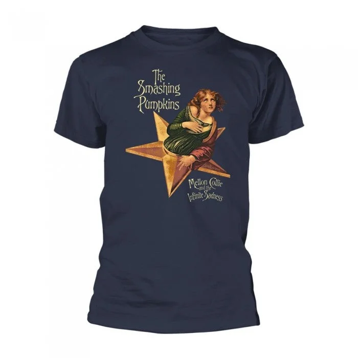 The Smashing Pumpkins Unisex Adult Mellon Collie T-Shirt Boxy Fit Fitted Loose