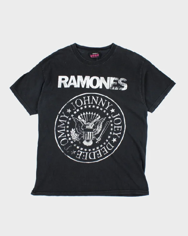 Vintage 2000's The Ramones Band Logo T-Shirt - L Rayon Fabric Velvet Fabric Corduroy Fabric