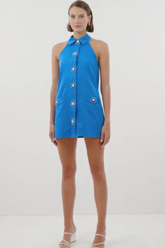 Amber Mini Dress Comfortable Linen Mini Dress
