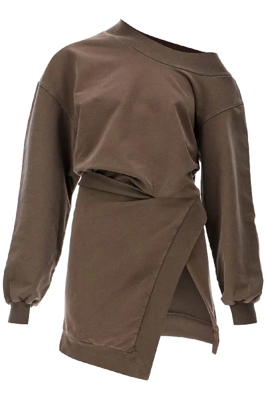lightweight fleece mini dress 250WCA00397JJF006AA FADE BROWN Comfortable Ruffle Mini Dress lightweight fleece mini dress 250WCA00397JJF006AA FADE BROWN Comfortable Ruffle Mini Dress