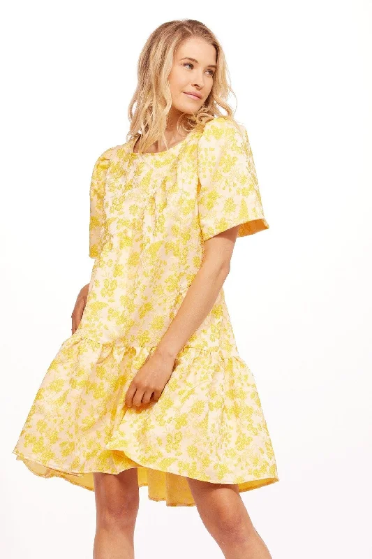 Nele Mini Dress - Stella D'Oro Trendy Wraparound Mini Dress