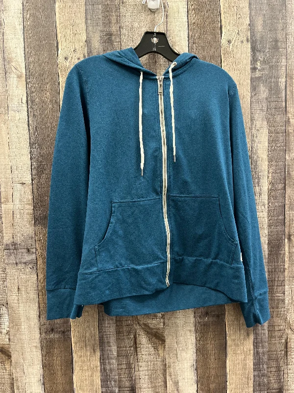 Athletic Jacket By Vuori In Teal, Size: M Knit Jacket Woven Jacket Fleece Jacket