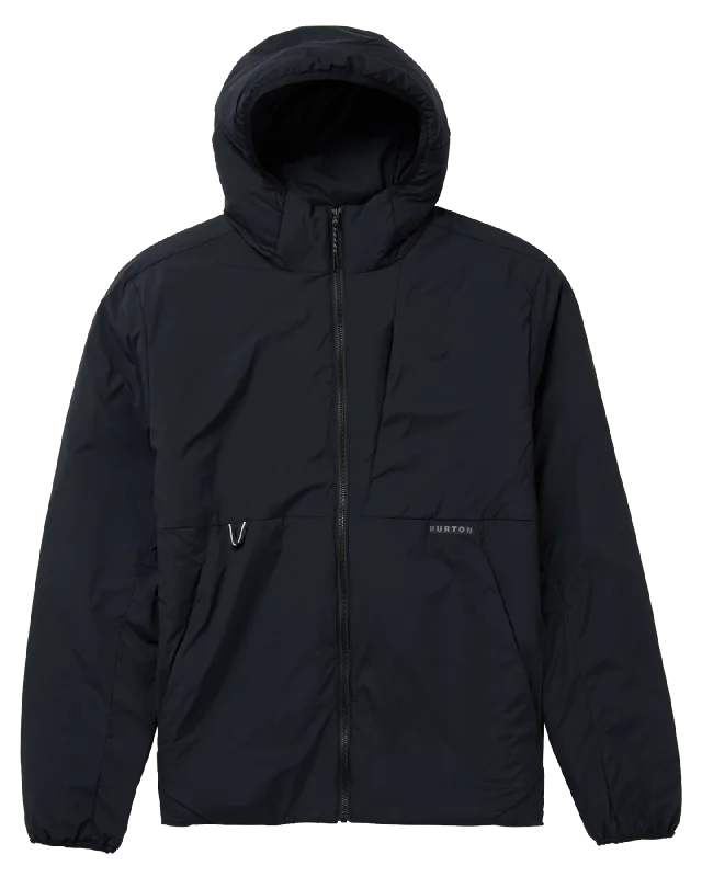 Burton Men's Multipath Hooded Insulated Jacket - True Black Corduroy Jacket Velvet Jacket Brocade Jacket