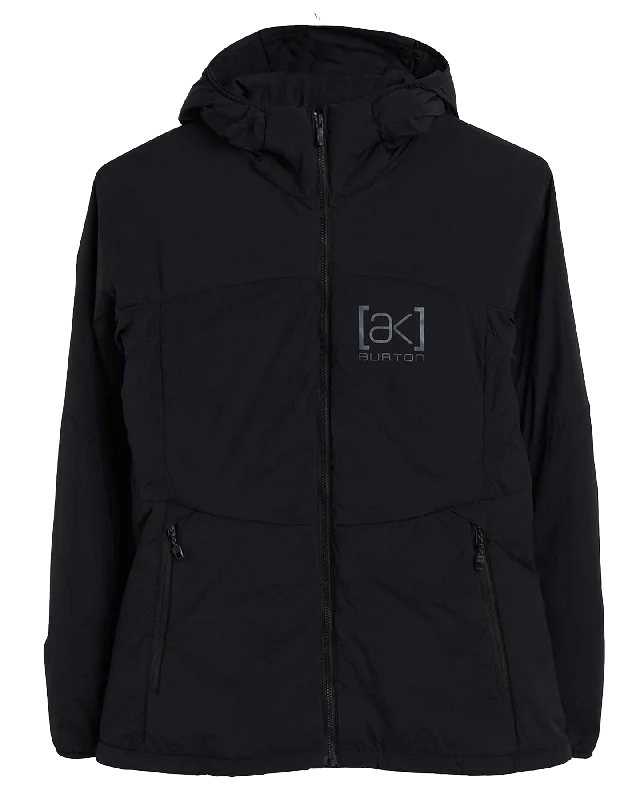 Burton Women's [ak]® Helium Hooded Stretch Insulated Jacket - True Black Rayon Fabric Velvet Fabric Corduroy Fabric