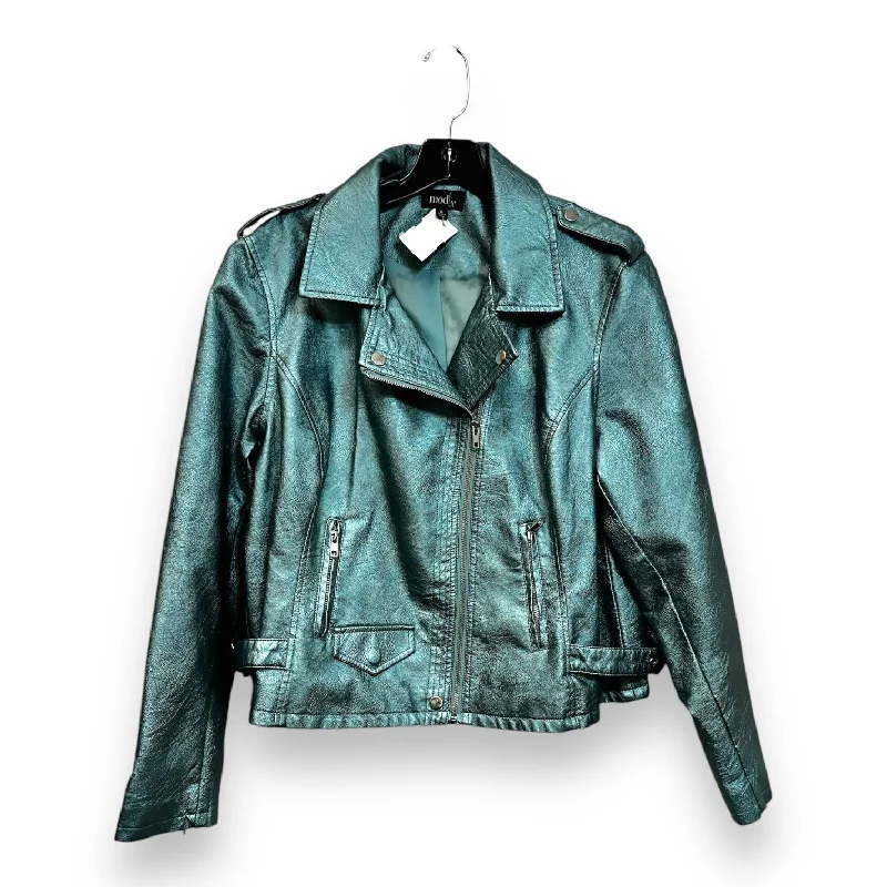 Jacket Other By Mod In Teal, Size: Xl Front Pockets Side Pockets Patch Pockets