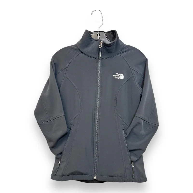 Jacket Other By North Face In Black, Size: Xs A-Line Jacket Boat Neck Shawl Collar