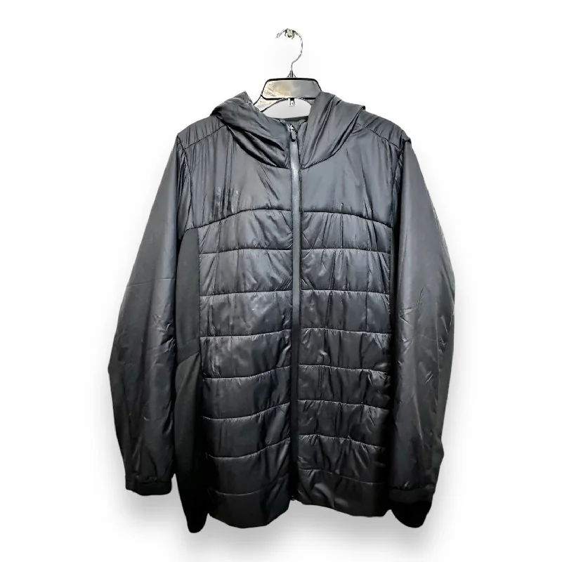 Jacket Puffer & Quilted By Torrid In Black, Size: 3x Welt Pockets Slit Pockets Flap Pockets