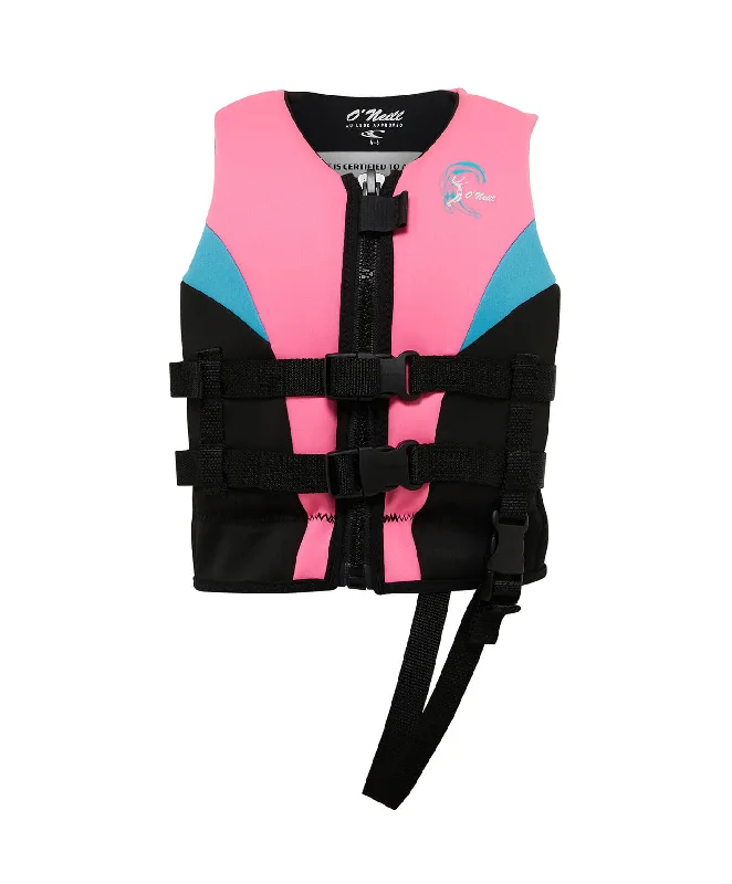 Kid's Reactor L50S Life Jacket - Pink Mist Faux Fur Jacket Real Fur Jacket Shearling Jacket