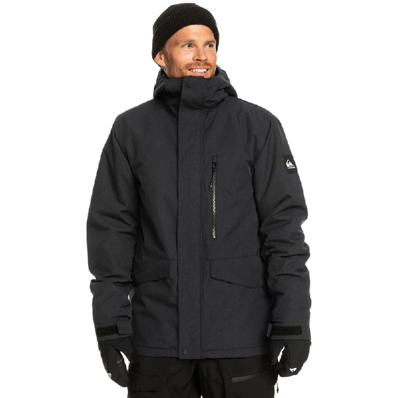 Mission Solid Snowboard Jacket Elasticated Jacket Padded Jacket Insulated Jacket