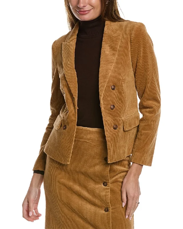 Nanette by Nanette Lepore Natalie Corduroy Jacket Herringbone Jacket Checkered Jacket Solid Jacket